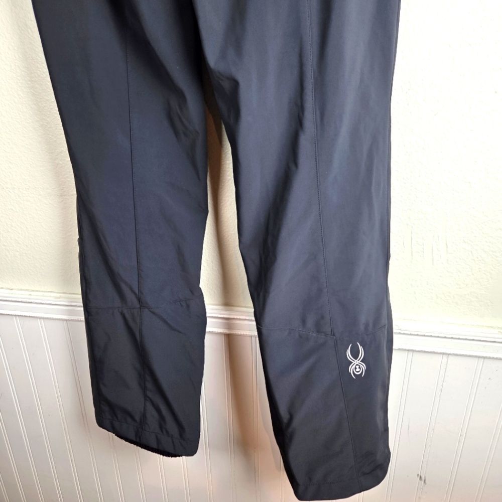 Women's Sypder Soft Shell Winter Snow Ski Black Pants Size 14 - Picture 4 of 14